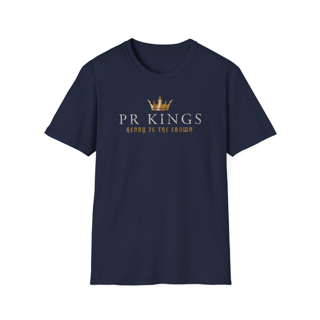 PR Kings T-Shirt — "Heavy is The Crown" Gold Crown Graphic Tee