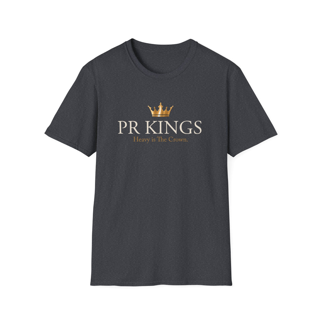 PR Kings T-Shirt — "Heavy is The Crown" Gold Crown Graphic Tee