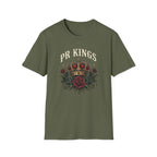 PR Kings Crown T‑Shirt — Vintage Rose Crest Graphic Tee