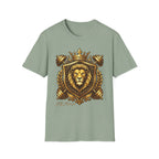 Lion Crest T-Shirt — Regal King Shield Graphic Tee