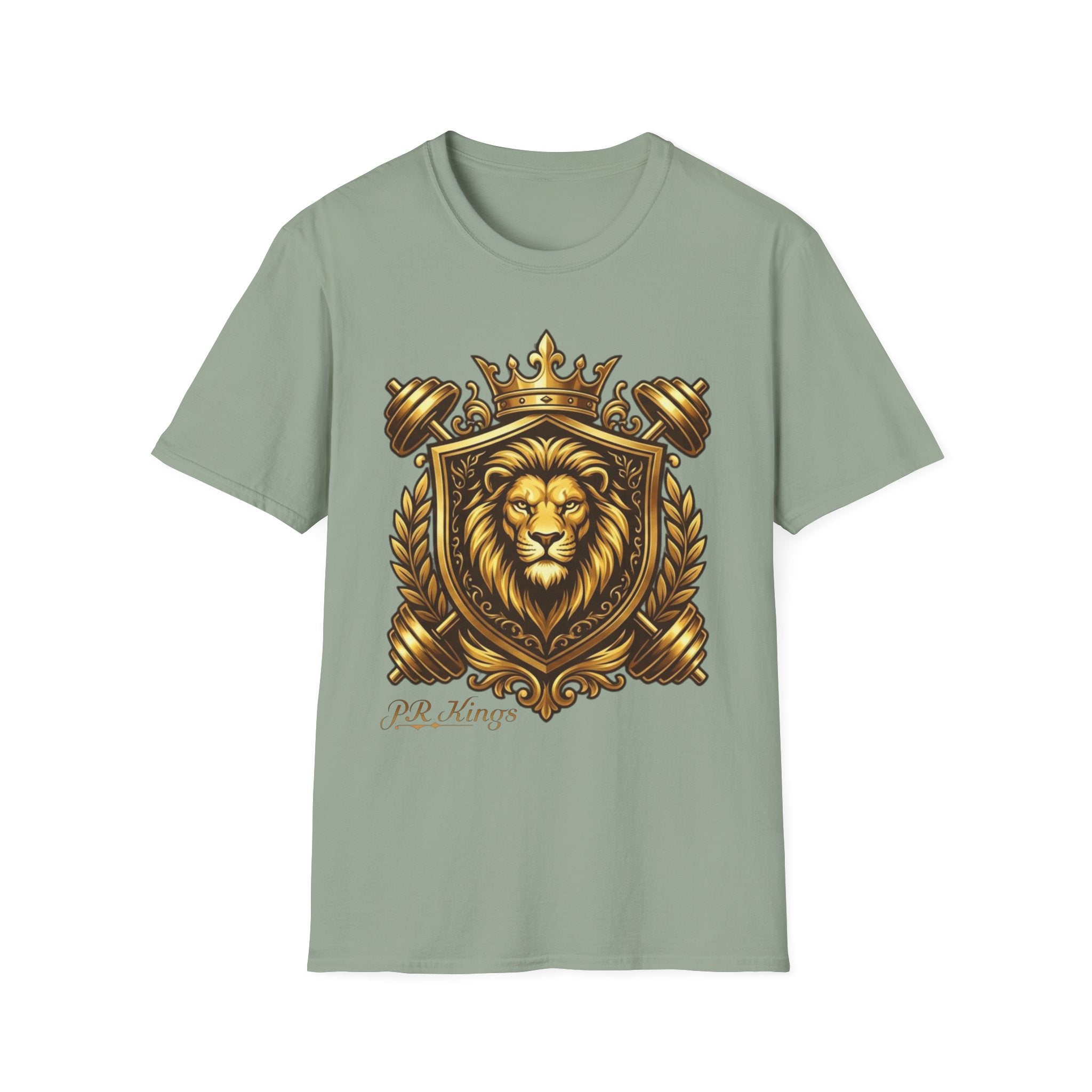 Lion Crest T-Shirt — Regal King Shield Graphic Tee