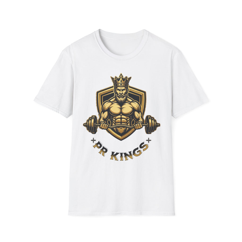 King of Kings Weightlifting T-Shirt — Muscular Crowned King Gym Tee