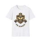 King of Kings Weightlifting T-Shirt — Muscular Crowned King Gym Tee