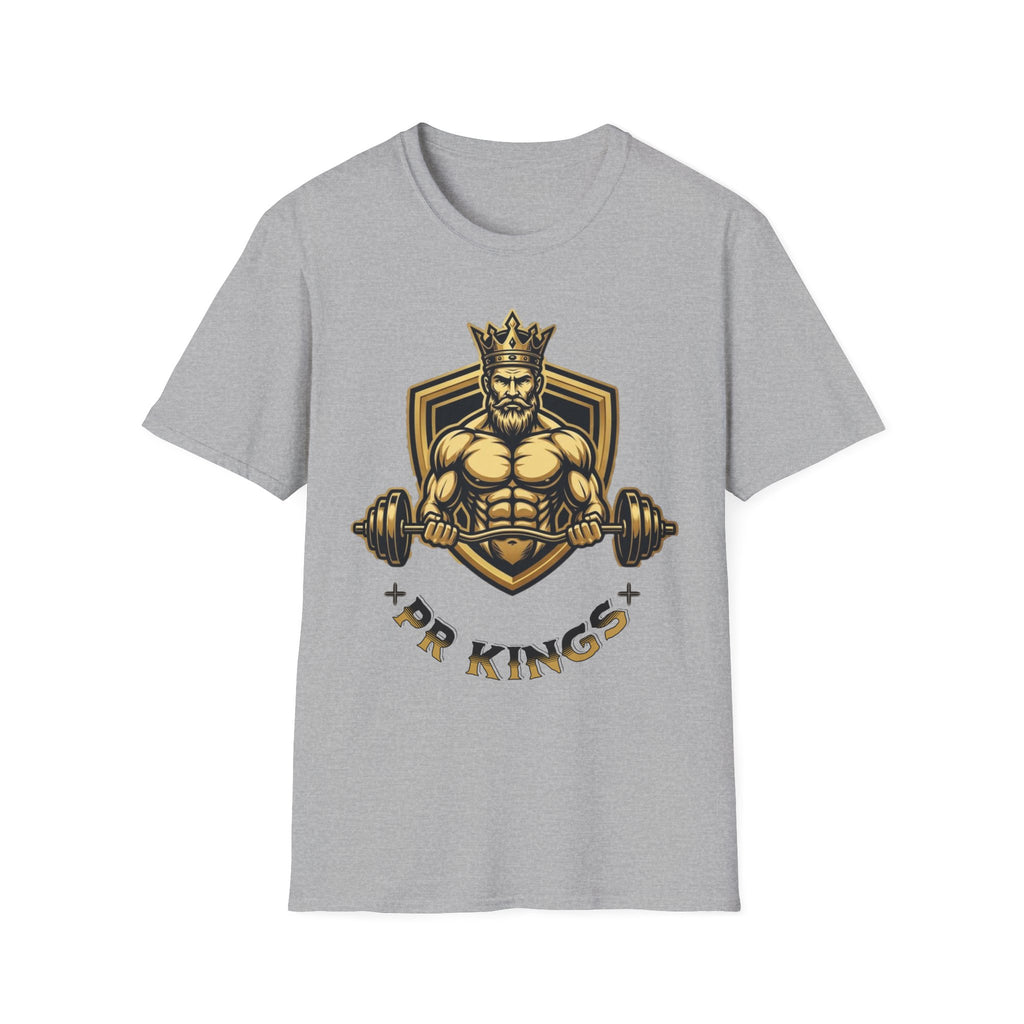 King of Kings Weightlifting T-Shirt — Muscular Crowned King Gym Tee