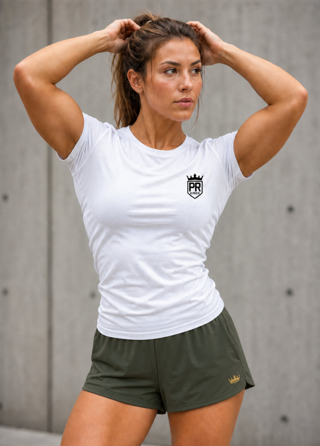 PR Kings Crown Casual Wear/ Lifting T-Shirt — Minimal Logo Tee