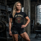 PR Kings - Queen's Crown gym/lifting t-shirt.