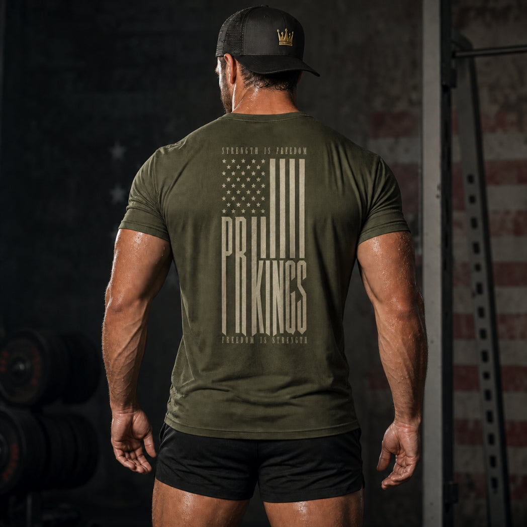 Copy of PR Kings Crown Casual Wear/ Lifying T-Shirt — Minimal Logo Tee