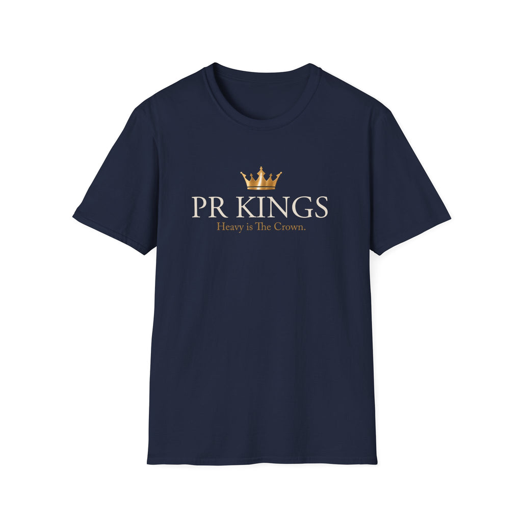 PR Kings T-Shirt — "Heavy is The Crown" Gold Crown Graphic Tee