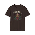 PR Kings Crown T‑Shirt — Vintage Rose Crest Graphic Tee