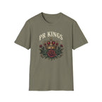 PR Kings Crown T‑Shirt — Vintage Rose Crest Graphic Tee