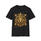 Lion Crest T-Shirt — Regal King Shield Graphic Tee