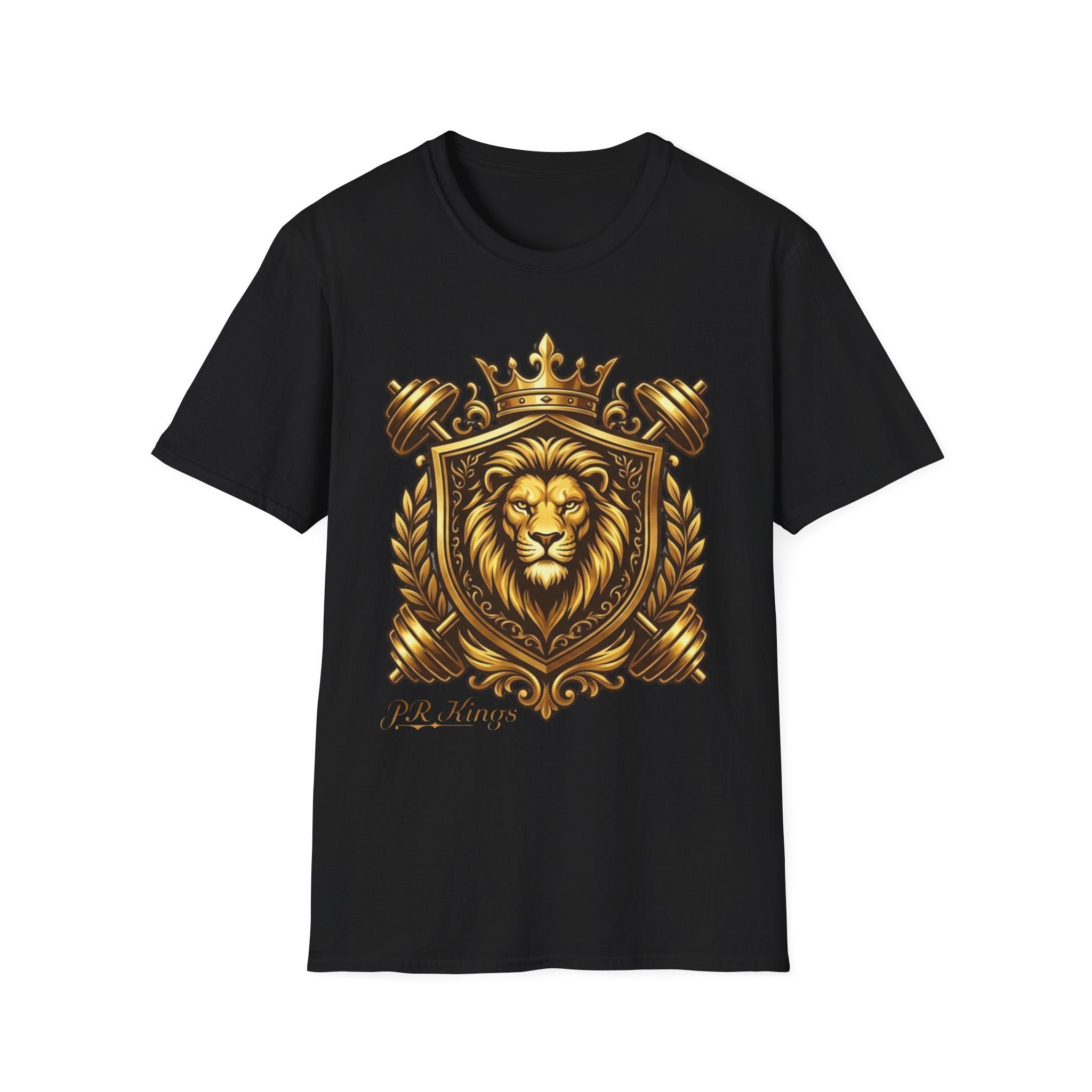 Lion Crest T-Shirt — Regal King Shield Graphic Tee