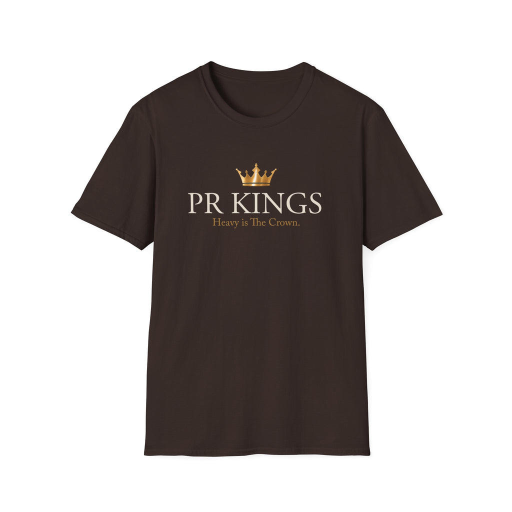 PR Kings T-Shirt — "Heavy is The Crown" Gold Crown Graphic Tee
