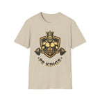 King of Kings Weightlifting T-Shirt — Muscular Crowned King Gym Tee