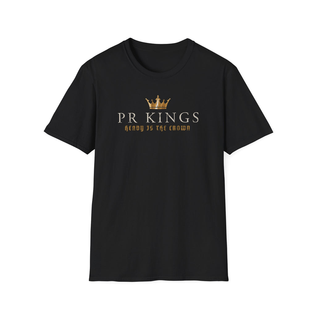 PR Kings T-Shirt — "Heavy is The Crown" Gold Crown Graphic Tee