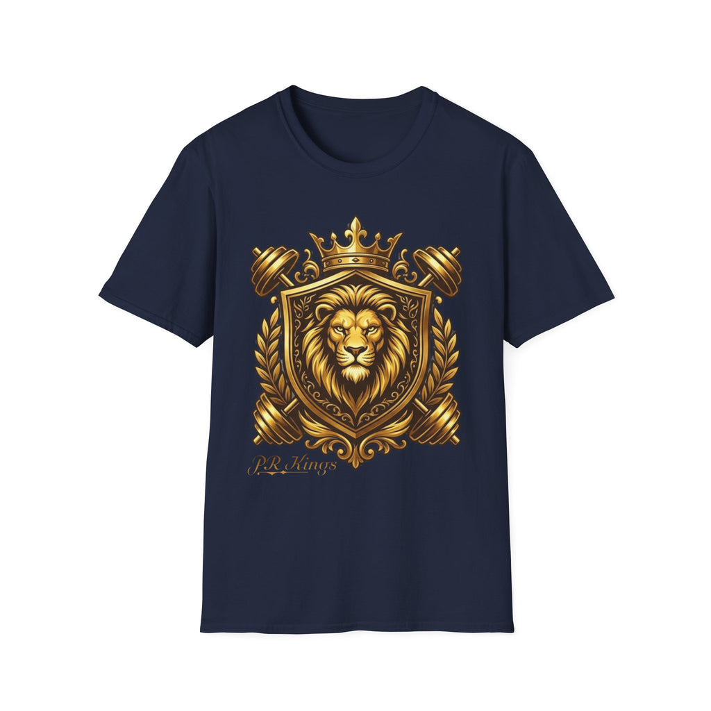 Lion Crest T-Shirt — Regal King Shield Graphic Tee
