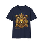 Lion Crest T-Shirt — Regal King Shield Graphic Tee