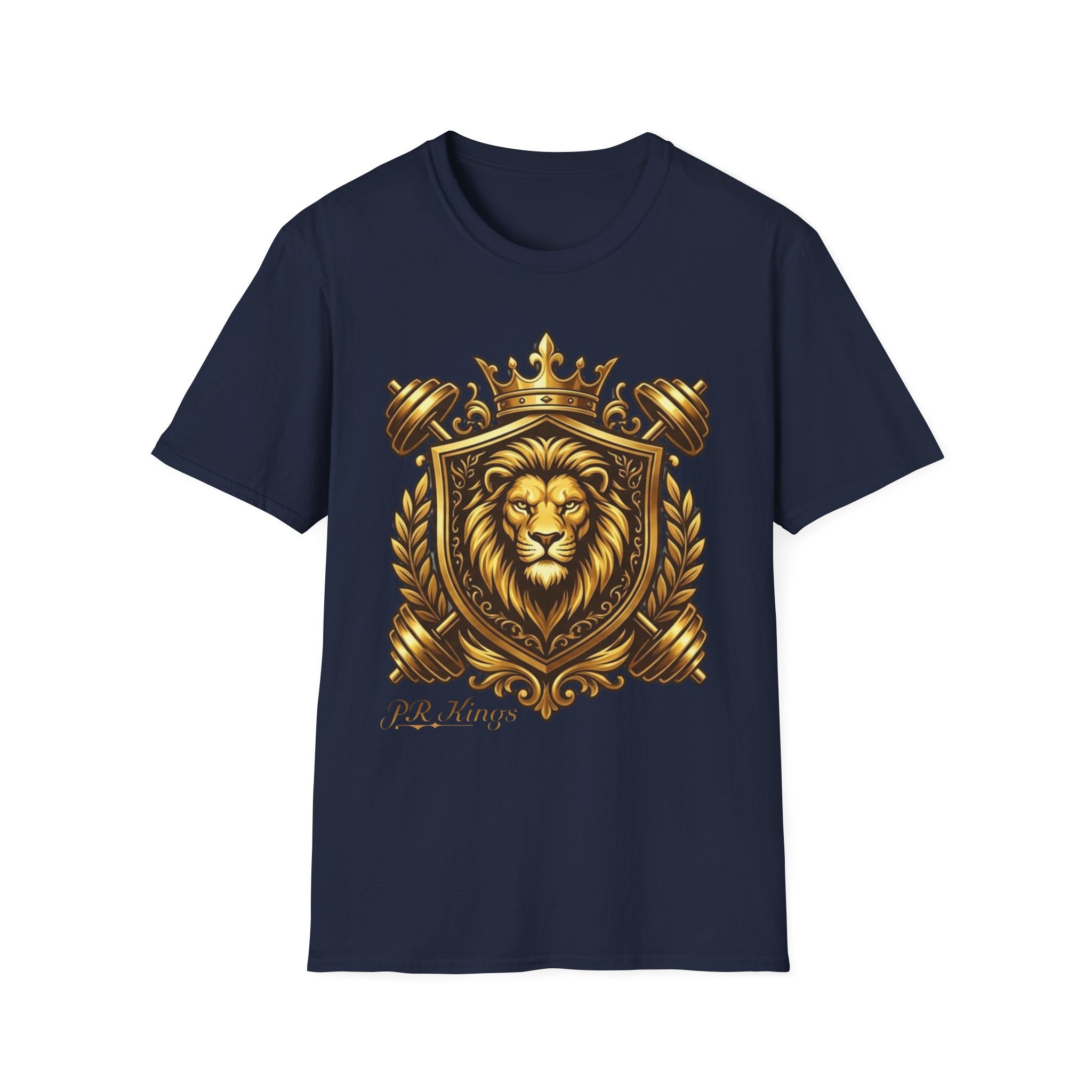 Lion Crest T-Shirt — Regal King Shield Graphic Tee