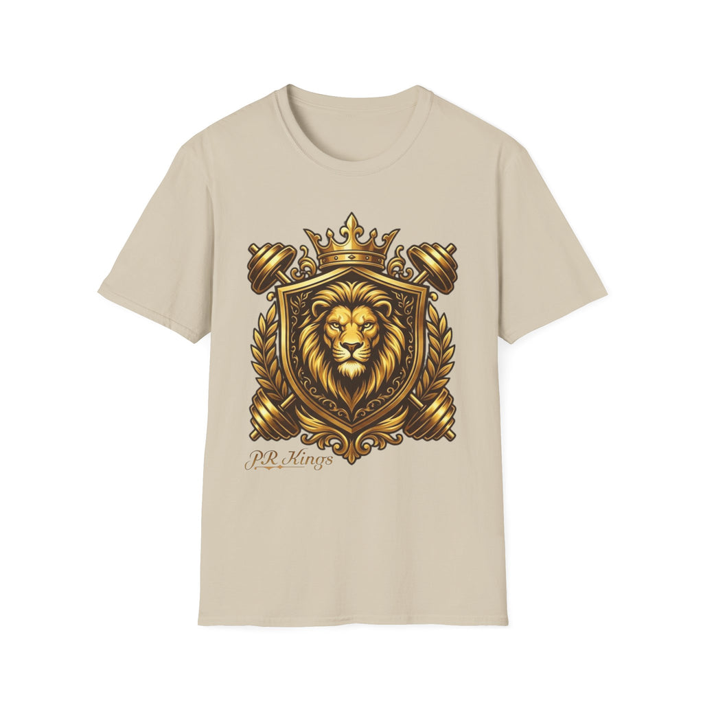 Lion Crest T-Shirt — Regal King Shield Graphic Tee