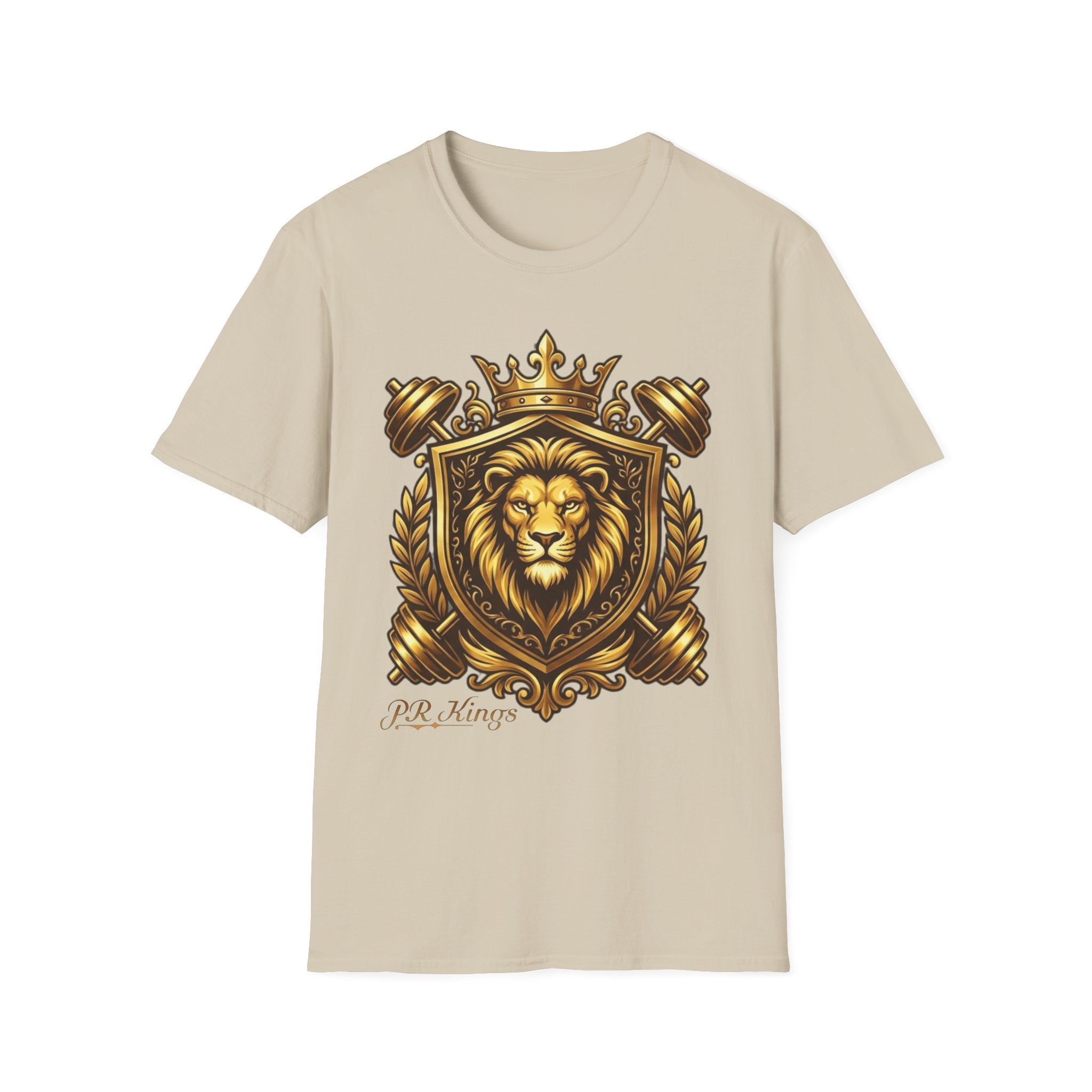 Lion Crest T-Shirt — Regal King Shield Graphic Tee