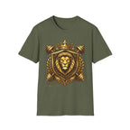 Lion Crest T-Shirt — Regal King Shield Graphic Tee