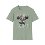 Papa Squat T-Shirt — Funny Weightlifting Dad Tee for Fitness Fathers