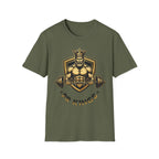 King of Kings Weightlifting T-Shirt — Muscular Crowned King Gym Tee