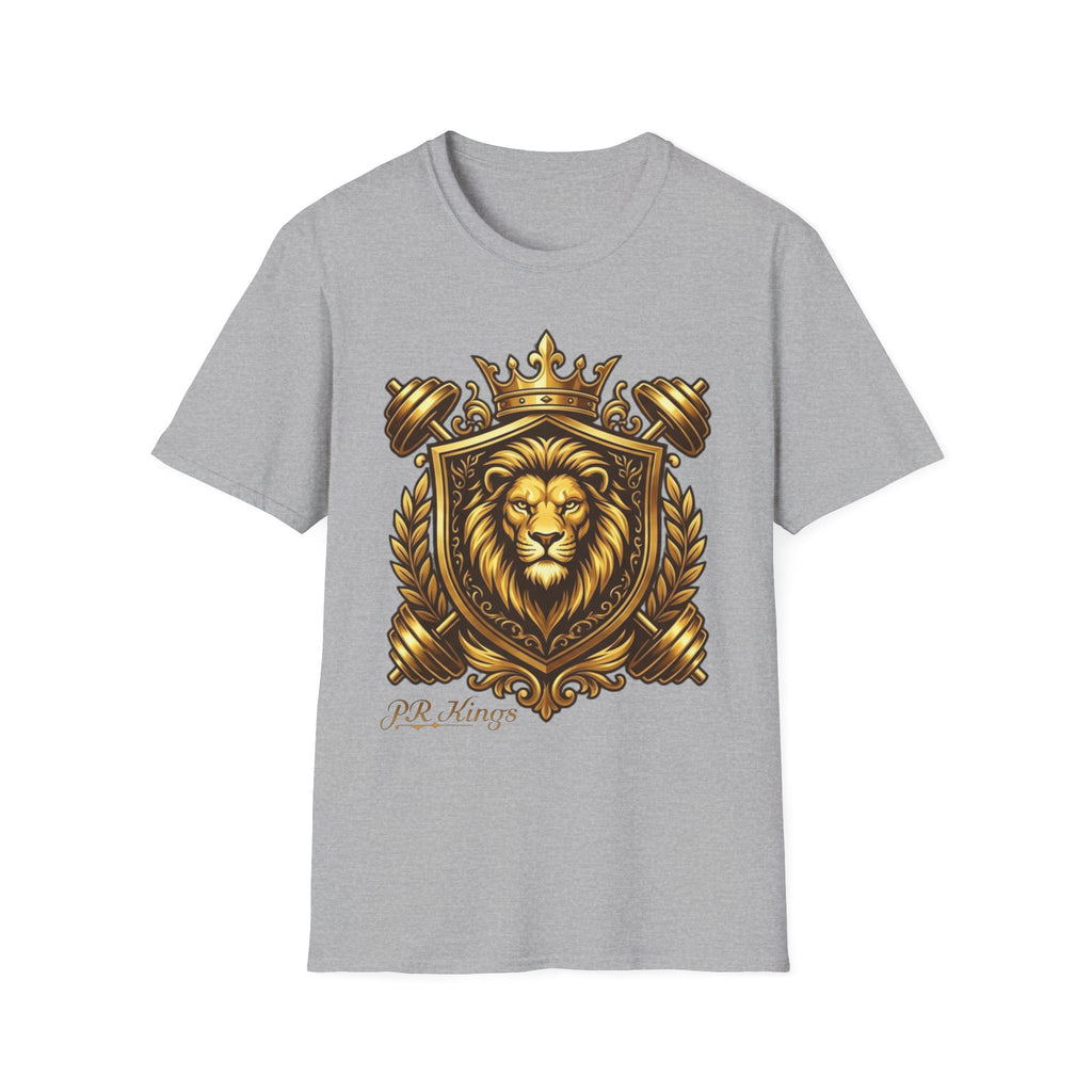 Lion Crest T-Shirt — Regal King Shield Graphic Tee