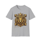 Lion Crest T-Shirt — Regal King Shield Graphic Tee