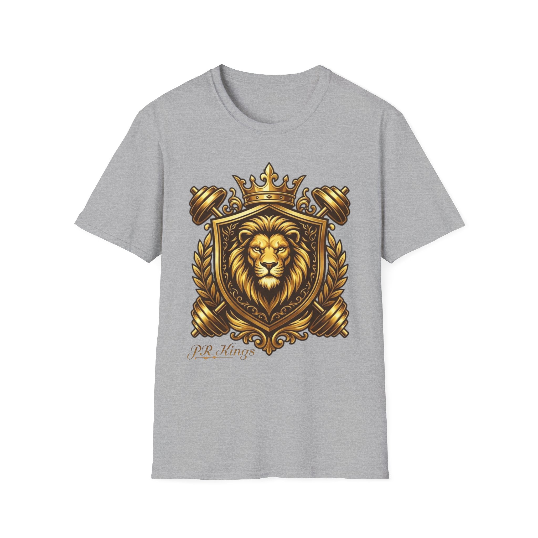 Lion Crest T-Shirt — Regal King Shield Graphic Tee