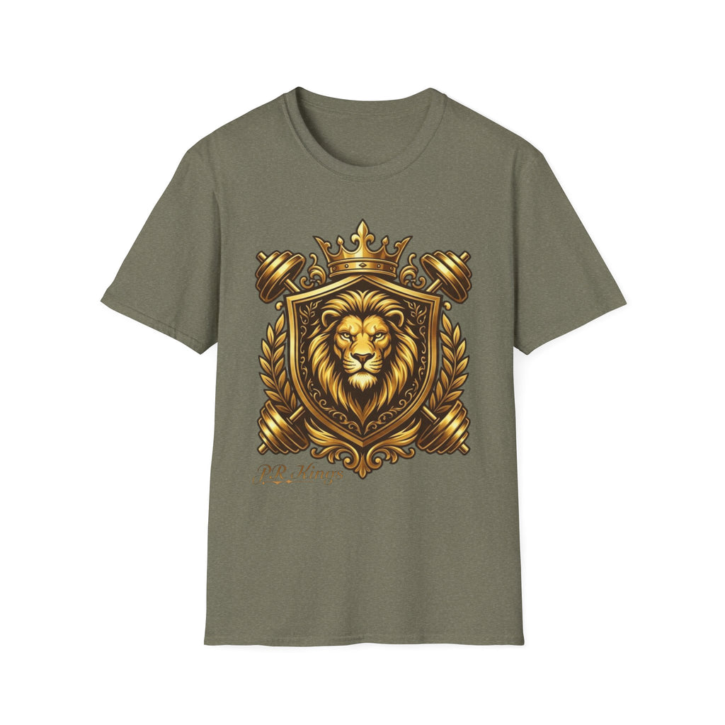 Lion Crest T-Shirt — Regal King Shield Graphic Tee
