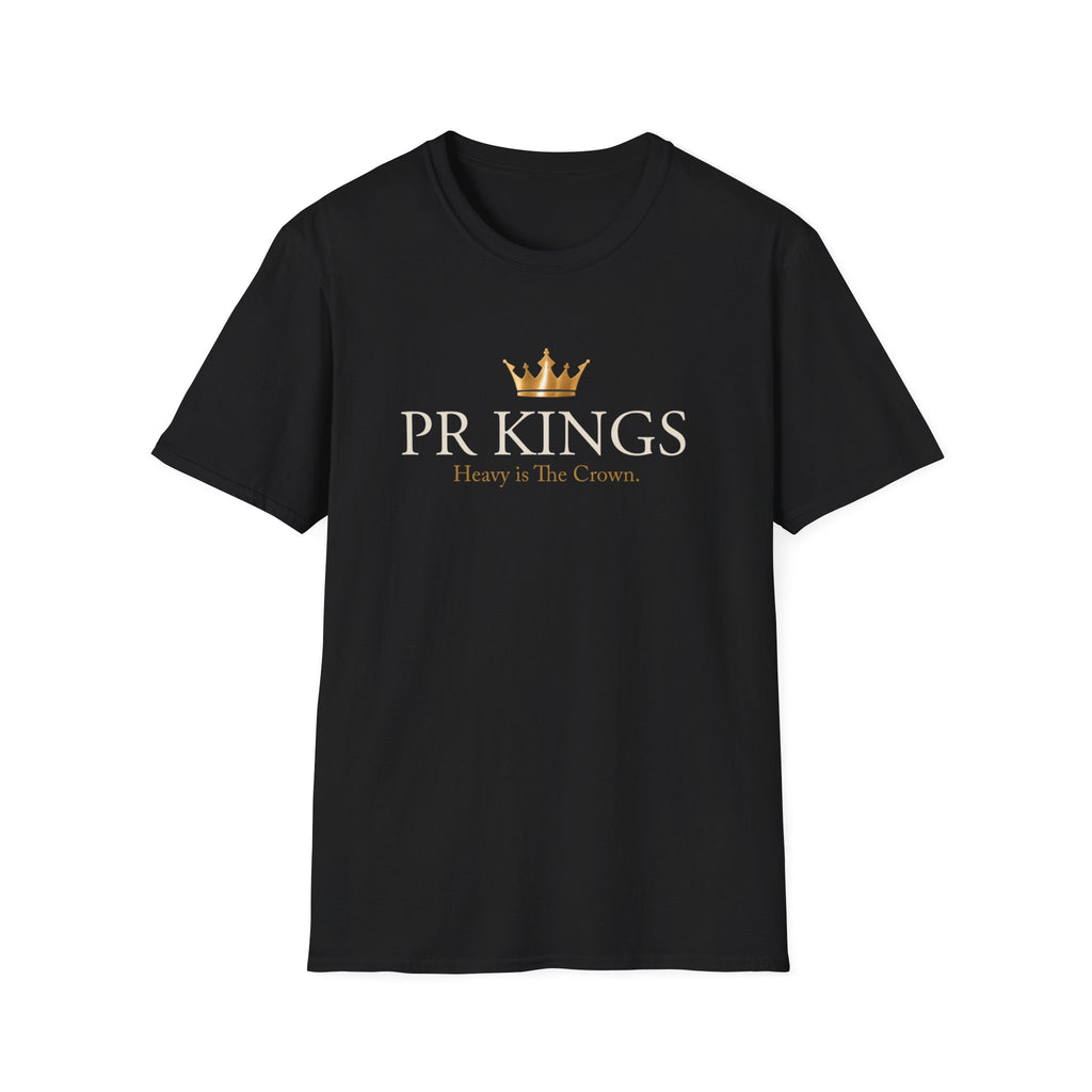 PR Kings T-Shirt — "Heavy is The Crown" Gold Crown Graphic Tee