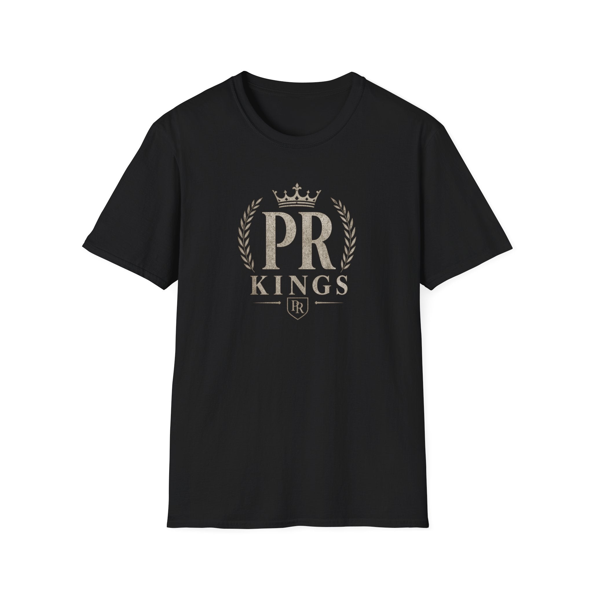 PR Kings Tee — Crowned PR Crest Shirt for Heroes of The Gym