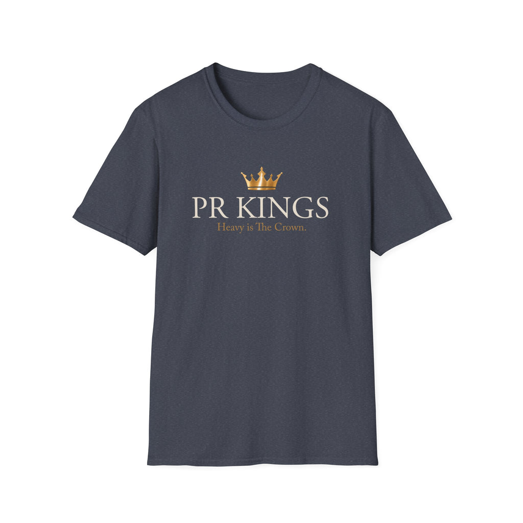 PR Kings T-Shirt — "Heavy is The Crown" Gold Crown Graphic Tee