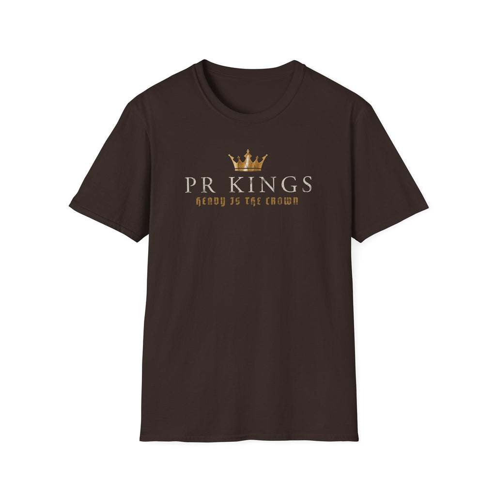 PR Kings T-Shirt — "Heavy is The Crown" Gold Crown Graphic Tee