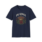 PR Kings Crown T‑Shirt — Vintage Rose Crest Graphic Tee